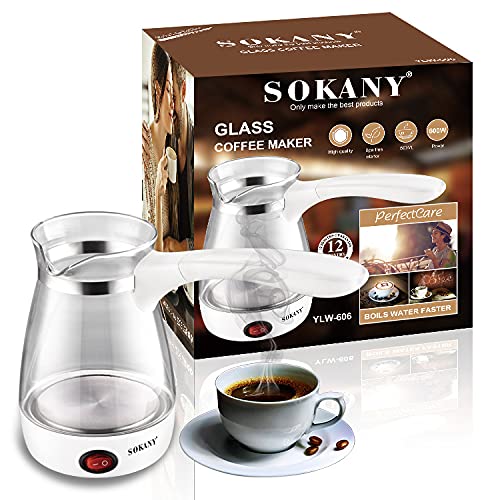 Sokany Turkish Glass Coffee Maker