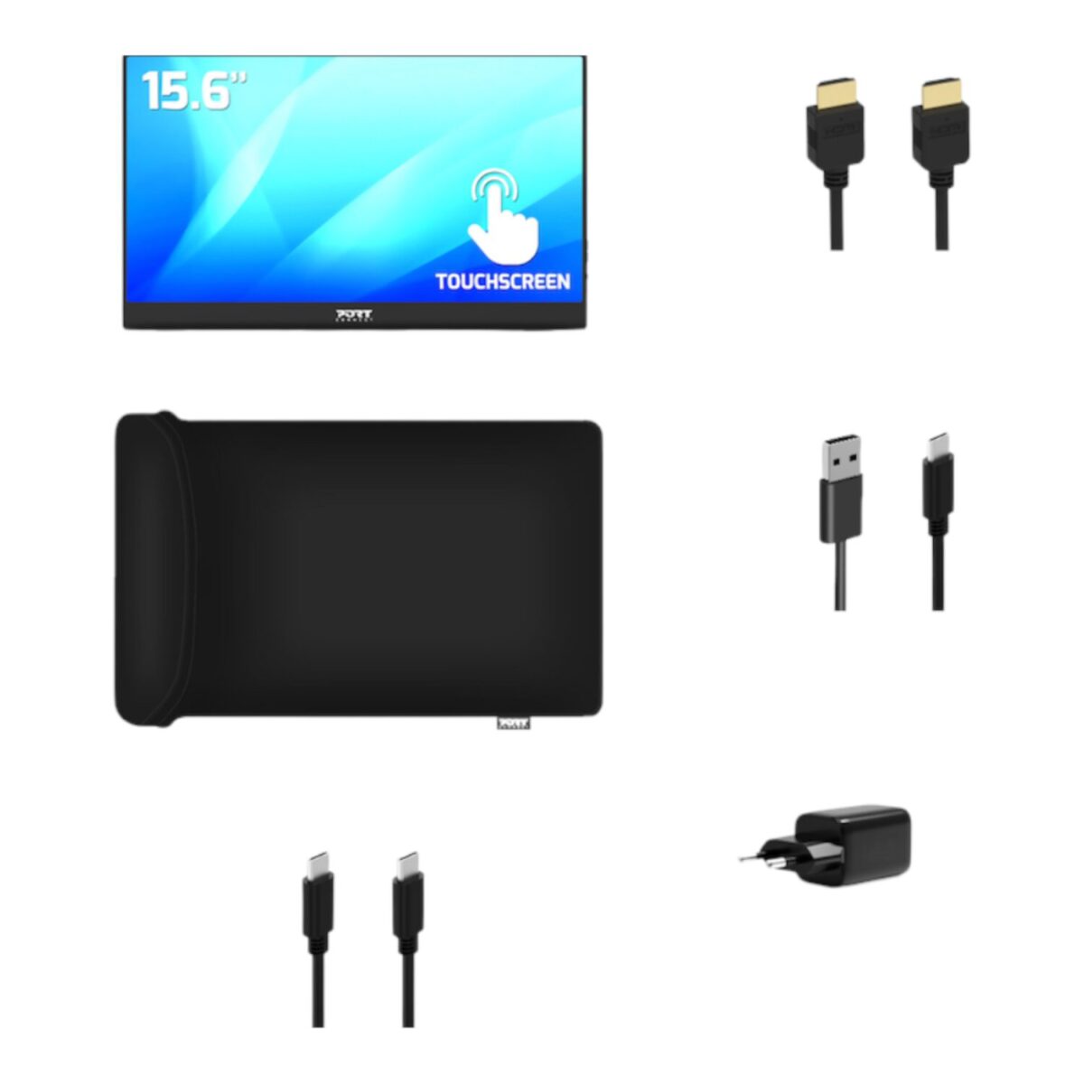 Mnm Box Deals | Port Connect 15.6&Quot; Full Hd Touchscreen Portable Monitor Port Connect 15.6" Full HD Touchscreen Portable Monitor - Image 5