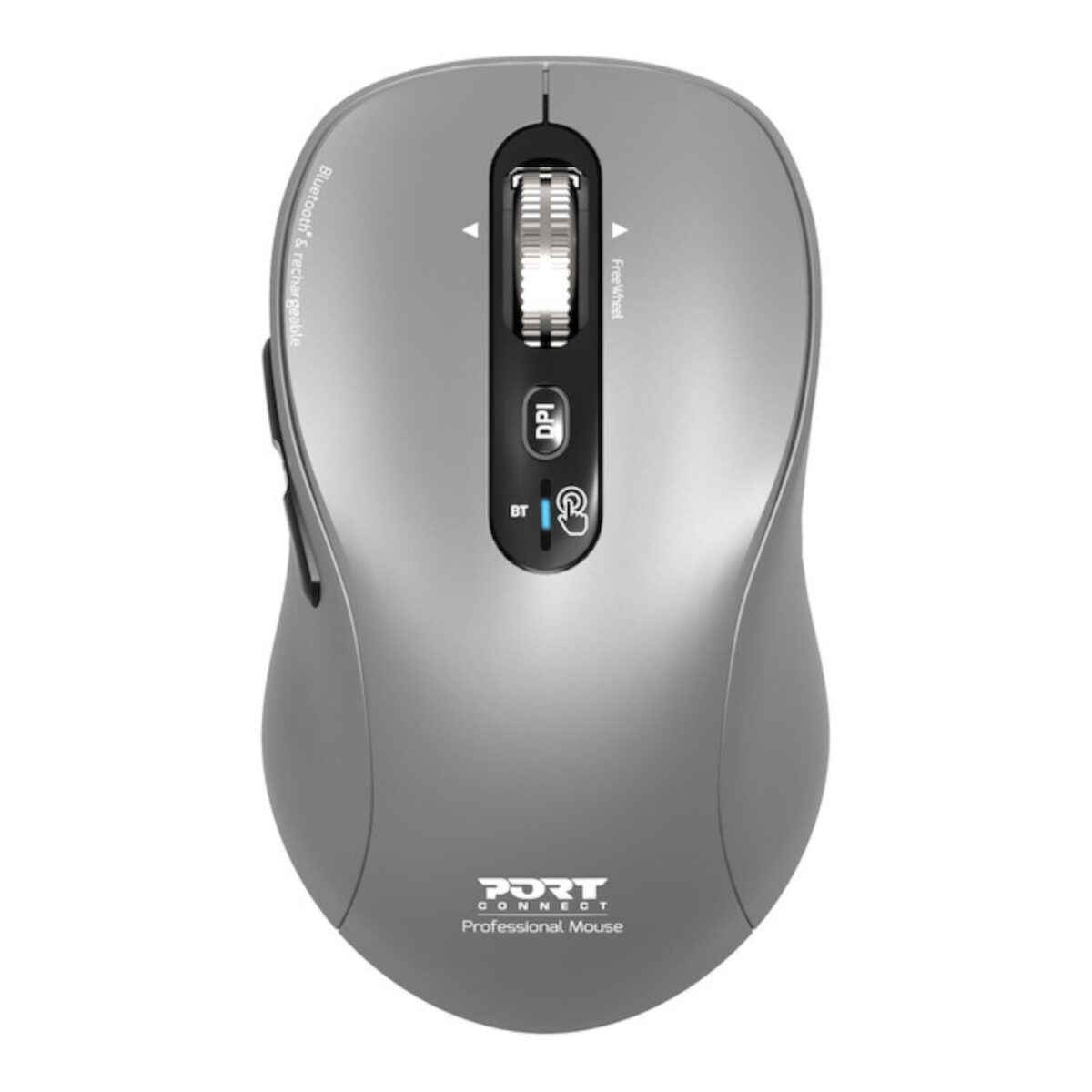 Port Connect Wireless Bluetooth Expert and Mac Mouse - Grey