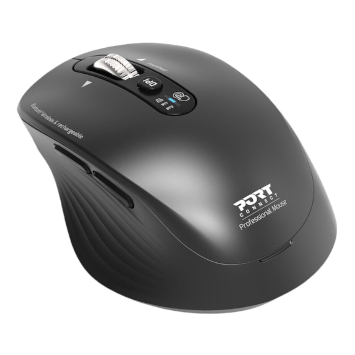 Mnm Box Deals | Port Connect Business 2.4Ghz Rechargeable Bluetooth Wireless Mouse - Black Port Connect Business 2.4GHz Rechargeable Bluetooth Wireless Mouse - Black - Image 5