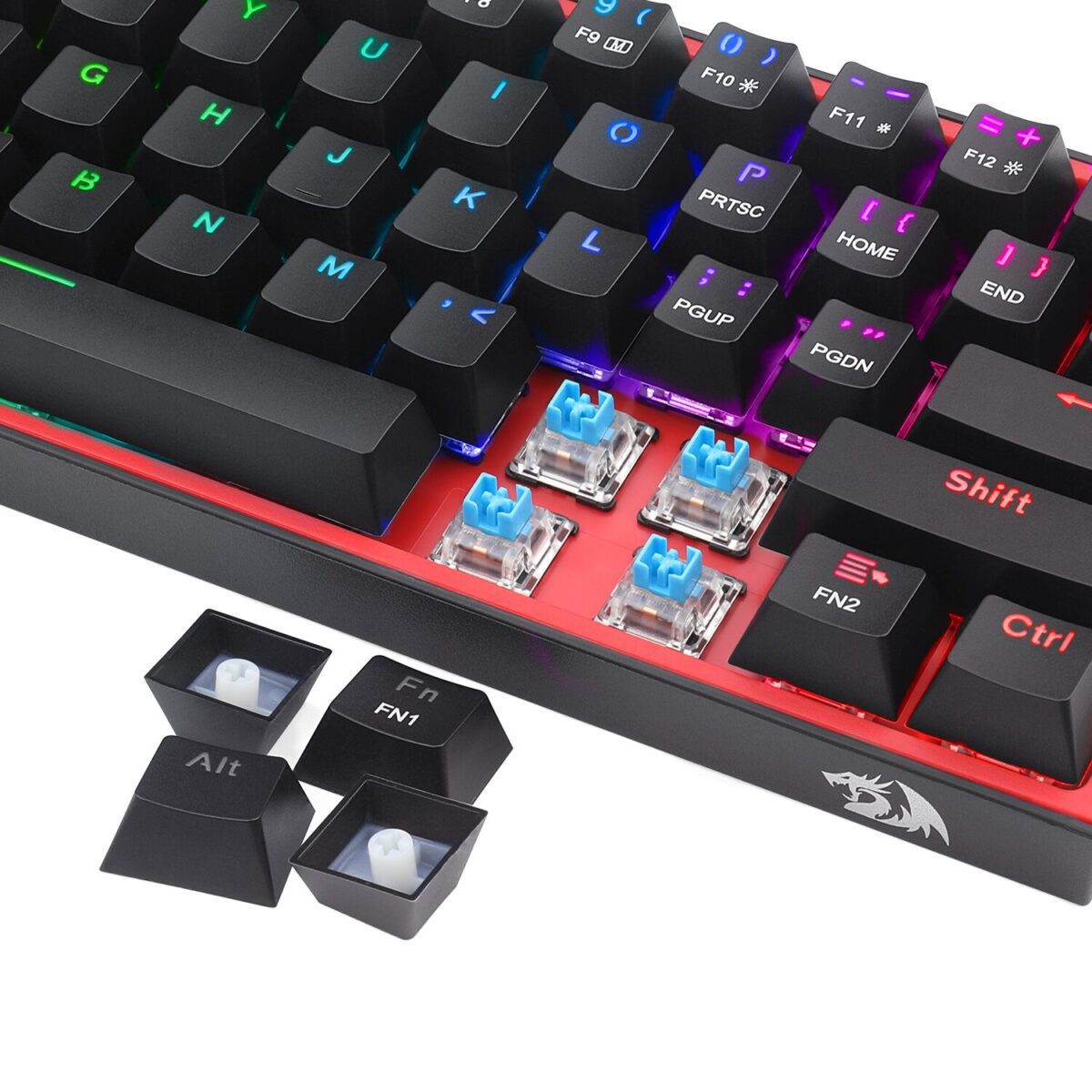 Mnm Box Deals | Redragon K617 Fizz 60% Wired Rgb Gaming Keyboard - Black Redragon K617 FIZZ 60% Wired RGB Gaming Keyboard - Black - Image 5