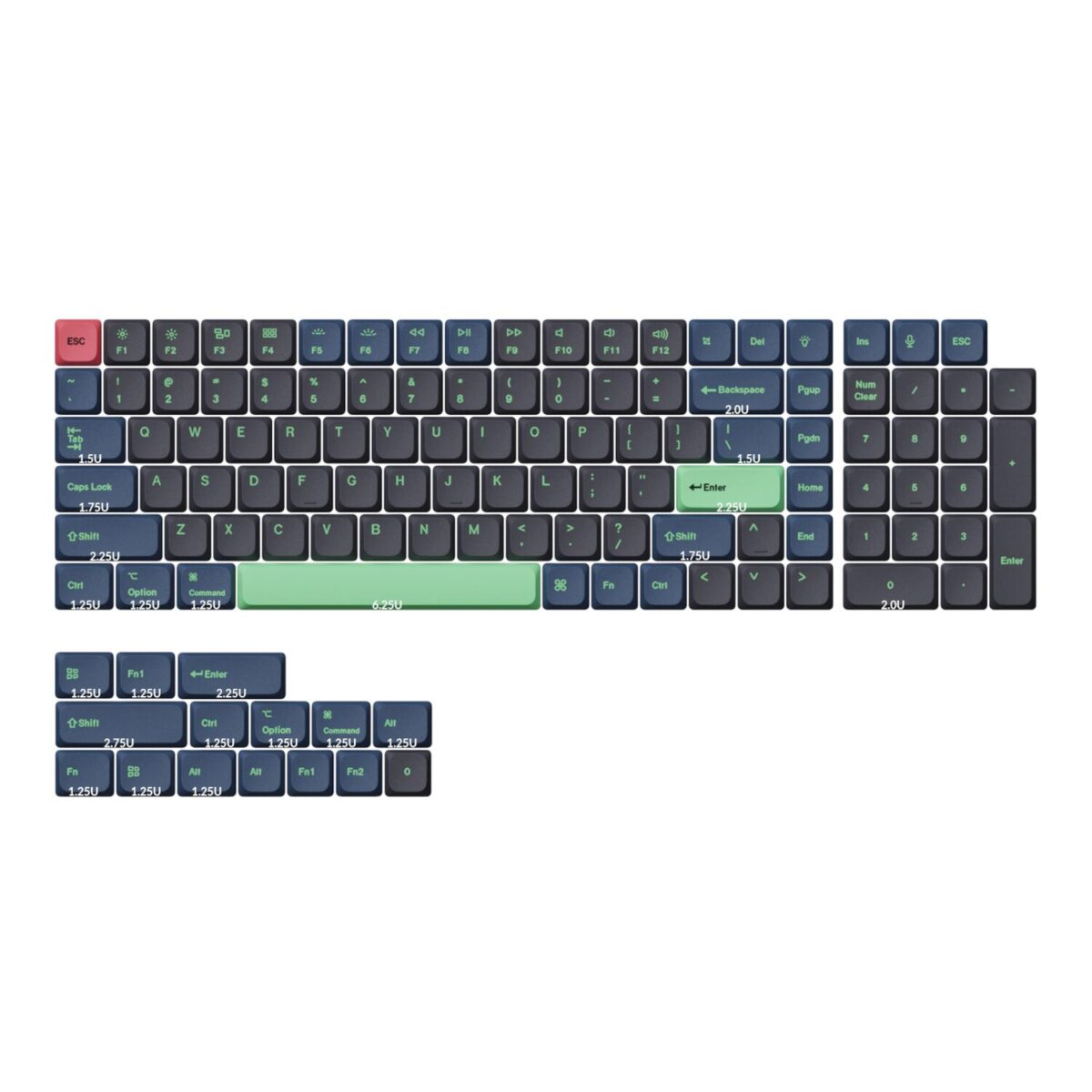 Mnm Box Deals | Keychron Low Profile Dye-Sub Pbt Lsa Full Set Keycap Set – Hacker Edition (133 Keys, Pbt, Low Profile) Keychron Low Profile Dye-Sub PBT LSA Full Set Keycap Set – Hacker Edition (133 Keys, PBT, Low Profile) - Image 2