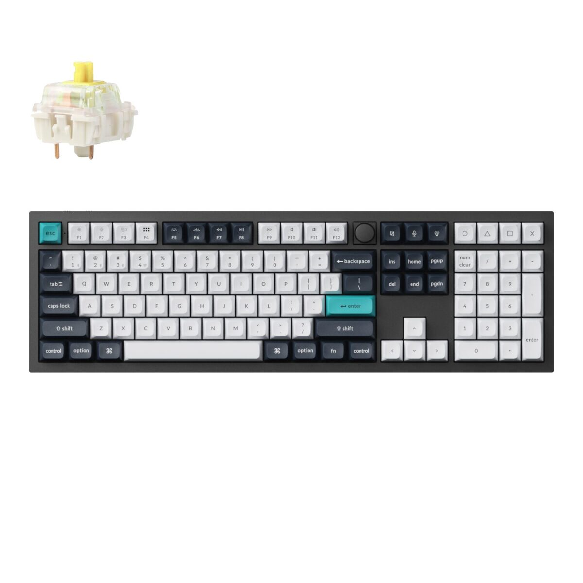 Mnm Box Deals | Keychron Q6 Max Qmk/Via Wireless Mechanical Keyboard (Full-Size, Gateron Jupiter Banana) Keychron Q6 Max QMK/VIA Wireless Mechanical Keyboard (Full-Size, Gateron Jupiter Banana)