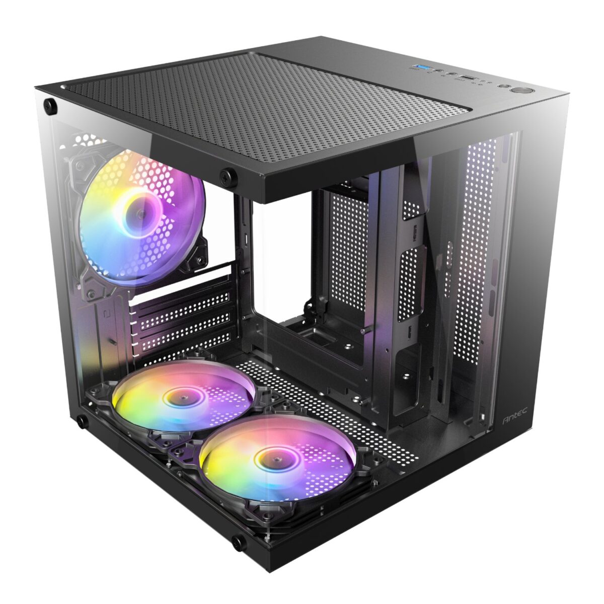 Mnm Box Deals | Antec Vcx10M Rgb Micro-Atx | Itx Mini -Tower Gaming Chassis - Black Antec VCX10M RGB Micro-ATX | ITX Mini -Tower Gaming Chassis - Black - Image 5