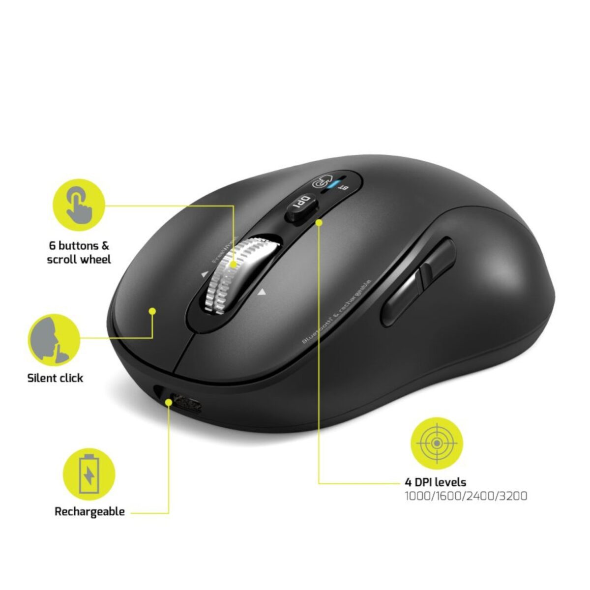 Mnm Box Deals | Port Connect Bluetooth® Rechargeable Expert Mouse Port Connect Bluetooth® Rechargeable Expert Mouse - Image 6