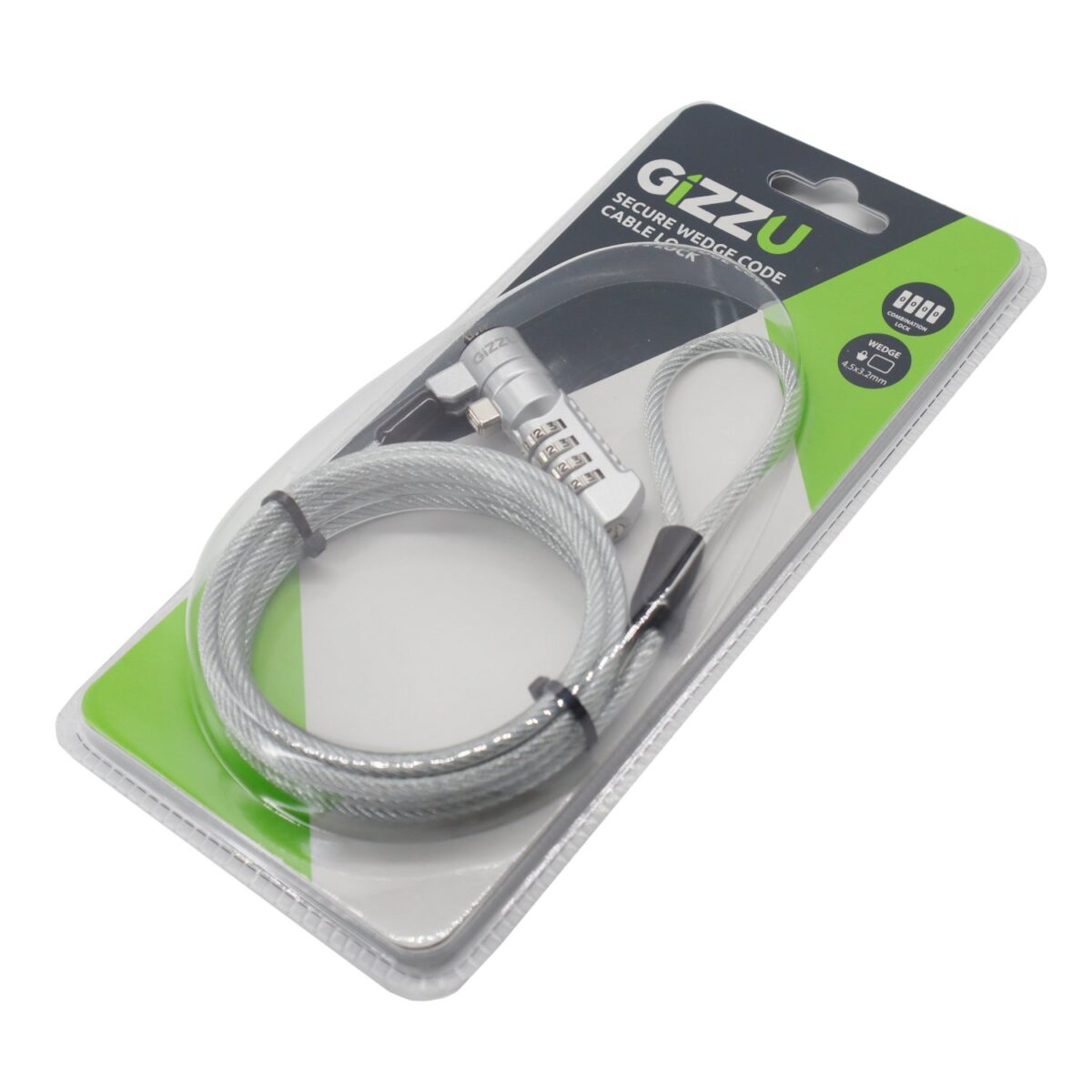 Mnm Box Deals | Gizzu Secure Wedge Code Cable Lock 1.8M Gizzu Secure Wedge Code Cable Lock 1.8m - Image 4