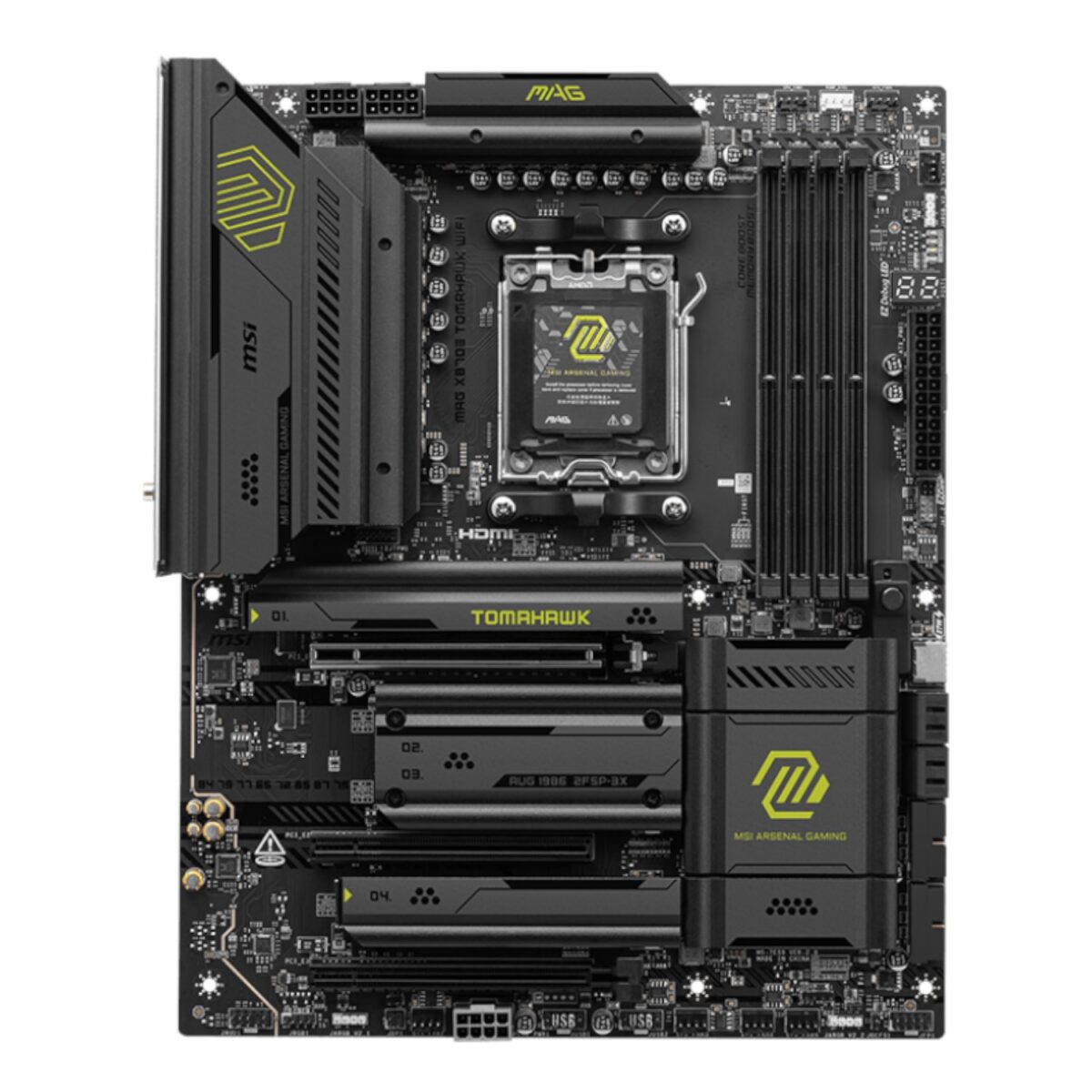 Mnm Box Deals | Msi Mag X870E Tomahawk Wifi Am5 Atx Ddr5 Gaming Motherboard MSI MAG X870E TOMAHAWK WIFI AM5 ATX DDR5 Gaming Motherboard - Image 2