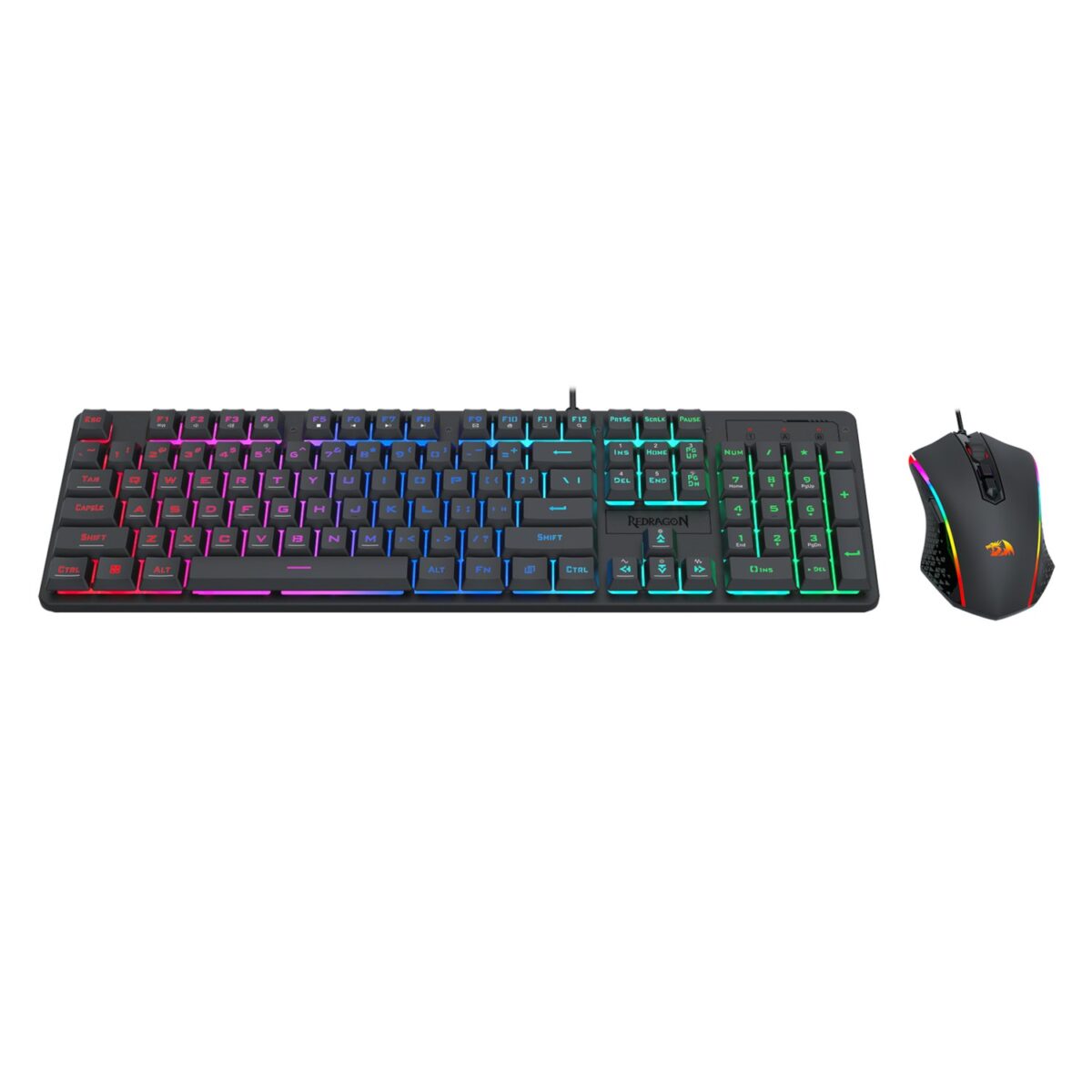 Mnm Box Deals | Redragon S107 Rgb Gaming Essentials Wired Gaming Keyboard And Mouse Bundle Redragon S107 RGB Gaming Essentials Wired Gaming Keyboard and Mouse Bundle - Image 2