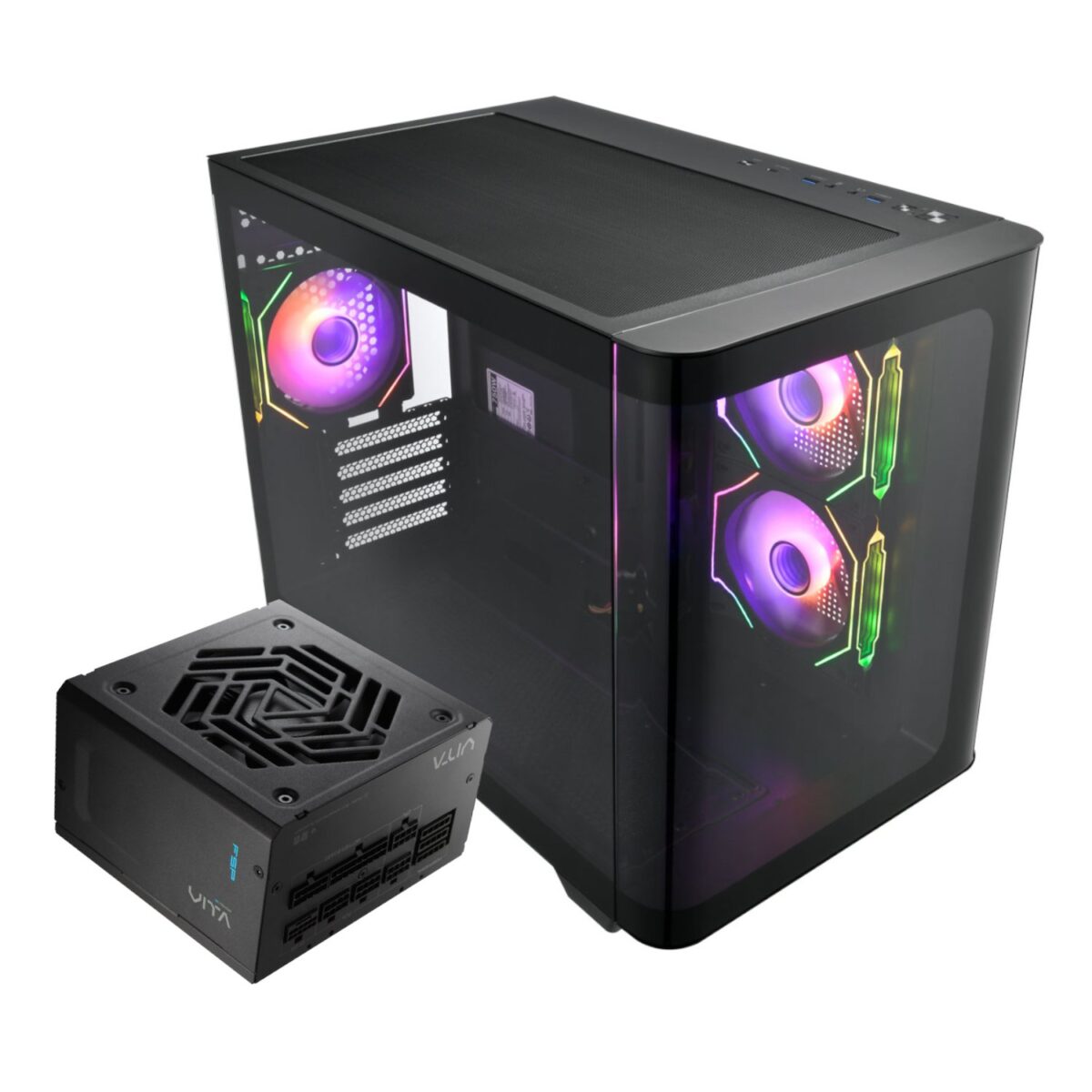 Mnm Box Deals | Fsp S380 M-Atx Argb Gaming Chassis And Vita Gm 750W Power Supply Bundle FSP S380 M-ATX ARGB Gaming Chassis and VITA GM 750W Power Supply Bundle