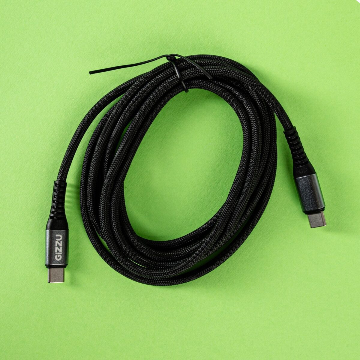 Mnm Box Deals | Gizzu 60W 480Mbps Type-C 2M Cable GIZZU 60W 480Mbps Type-C 2m Cable - Image 3