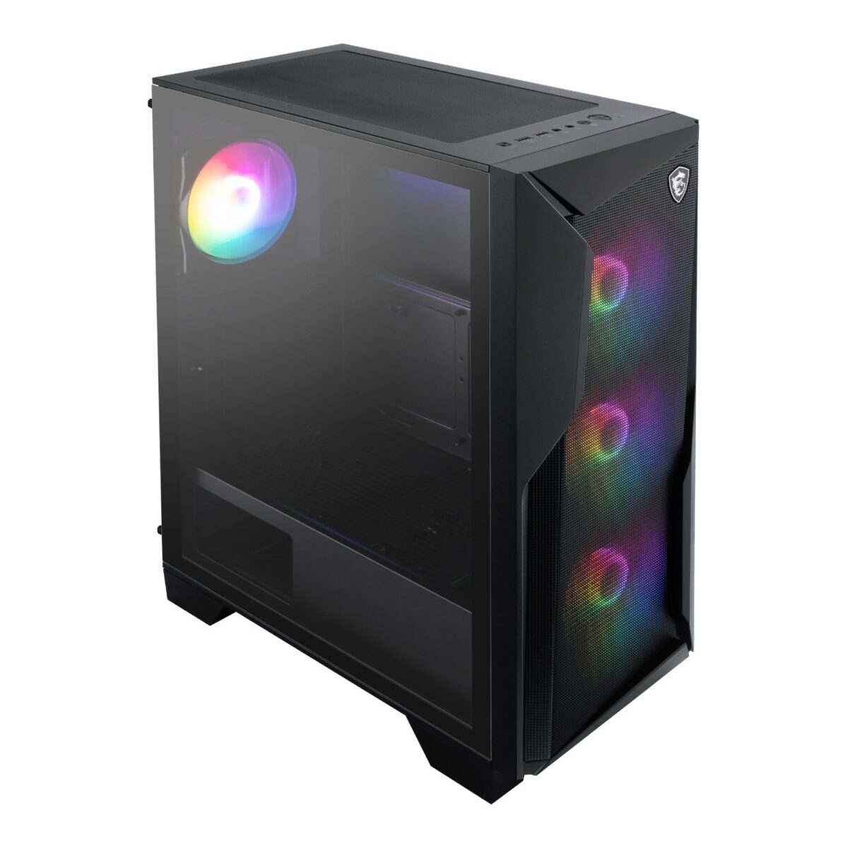 Mnm Box Deals | Msi Mag Forge 130A Airflow Atx Gaming Chassis - Black MSI MAG FORGE 130A Airflow ATX Gaming Chassis - Black - Image 3