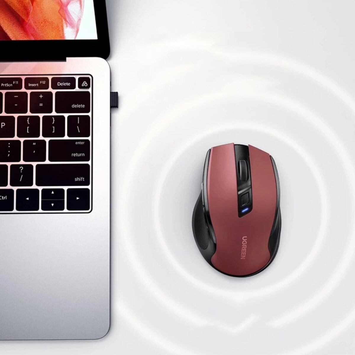 Mnm Box Deals | Ugreen Mu006 2.4Ghz Wireless Optical Mouse - Red UGREEN MU006 2.4GHz Wireless Optical Mouse - Red - Image 5