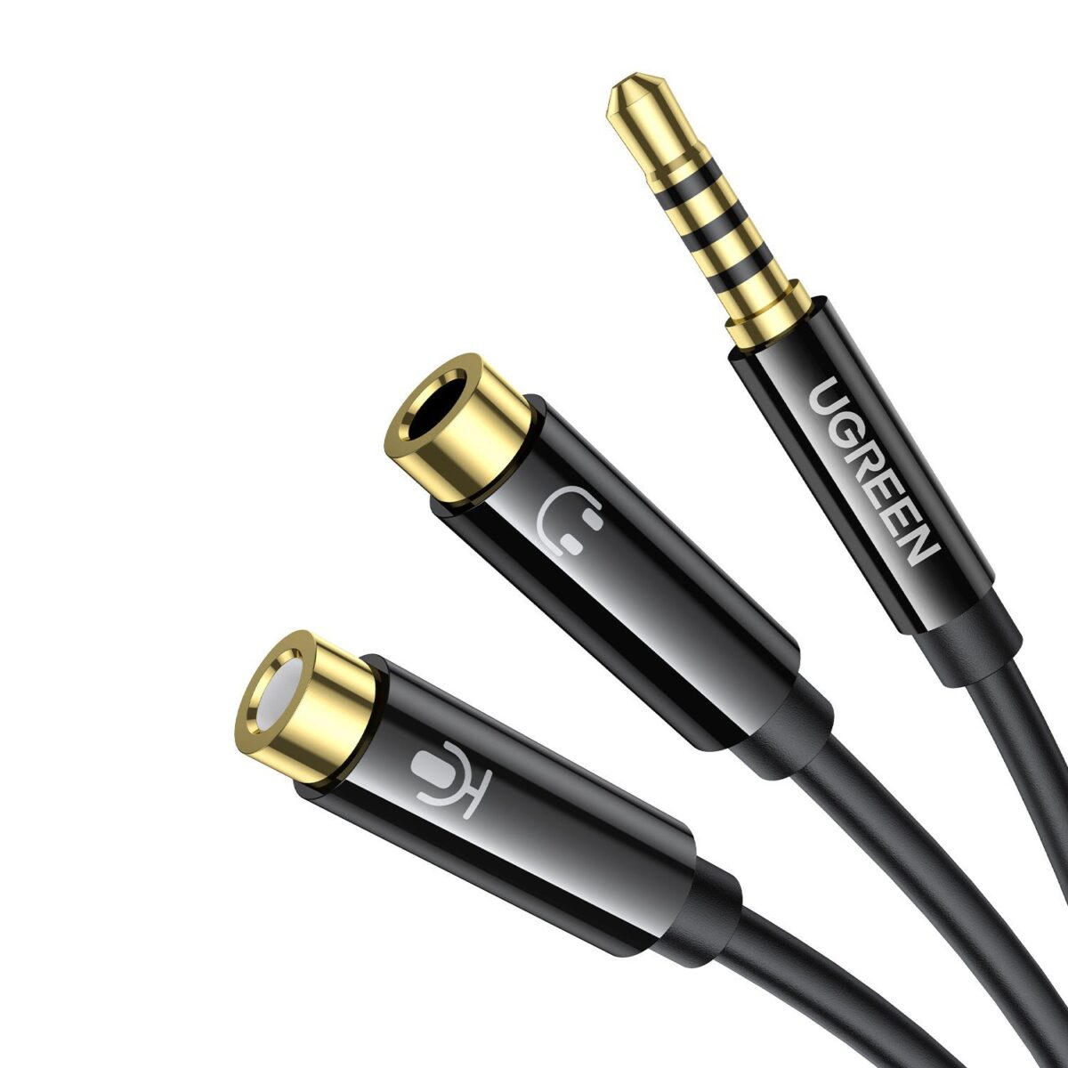 Mnm Box Deals | Ugreen Av141 3.5Mm Headset Splitter Cable (1X Male To 2X Female) 20Cm - Black UGREEN AV141 3.5mm Headset Splitter Cable (1x Male to 2x Female) 20cm - Black