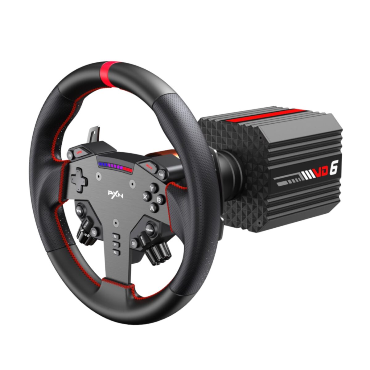 Mnm Box Deals | Pxn Vd6 Direct Drive Sim Racing Wheel | Pd-Hm Dual Pedal | Z9 Clamp Bundle PXN VD6 Direct Drive Sim Racing Wheel | PD-HM Dual Pedal | Z9 Clamp Bundle - Image 2