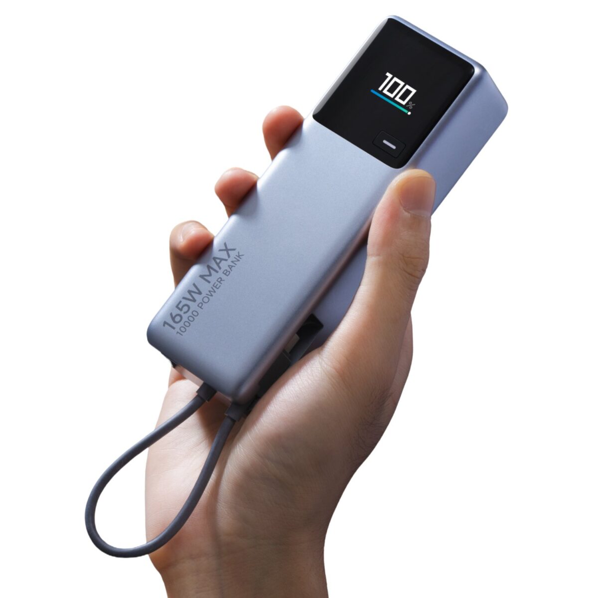 Mnm Box Deals | Xiaomi 165W Power Bank 10000Mah (Integrated Cable)-Silver Xiaomi 165W Power Bank 10000mAh (Integrated Cable)-Silver - Image 10