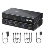 Mnm Box Deals | Ugreen 2-In-1 Hdmi Kvm Switch 4 Usb Ports 4K@60Hz–Black MnM Box Deals | UGREEN 2-In-1 HDMI KVM Switch 4 USB Ports 4K@60Hz–Black