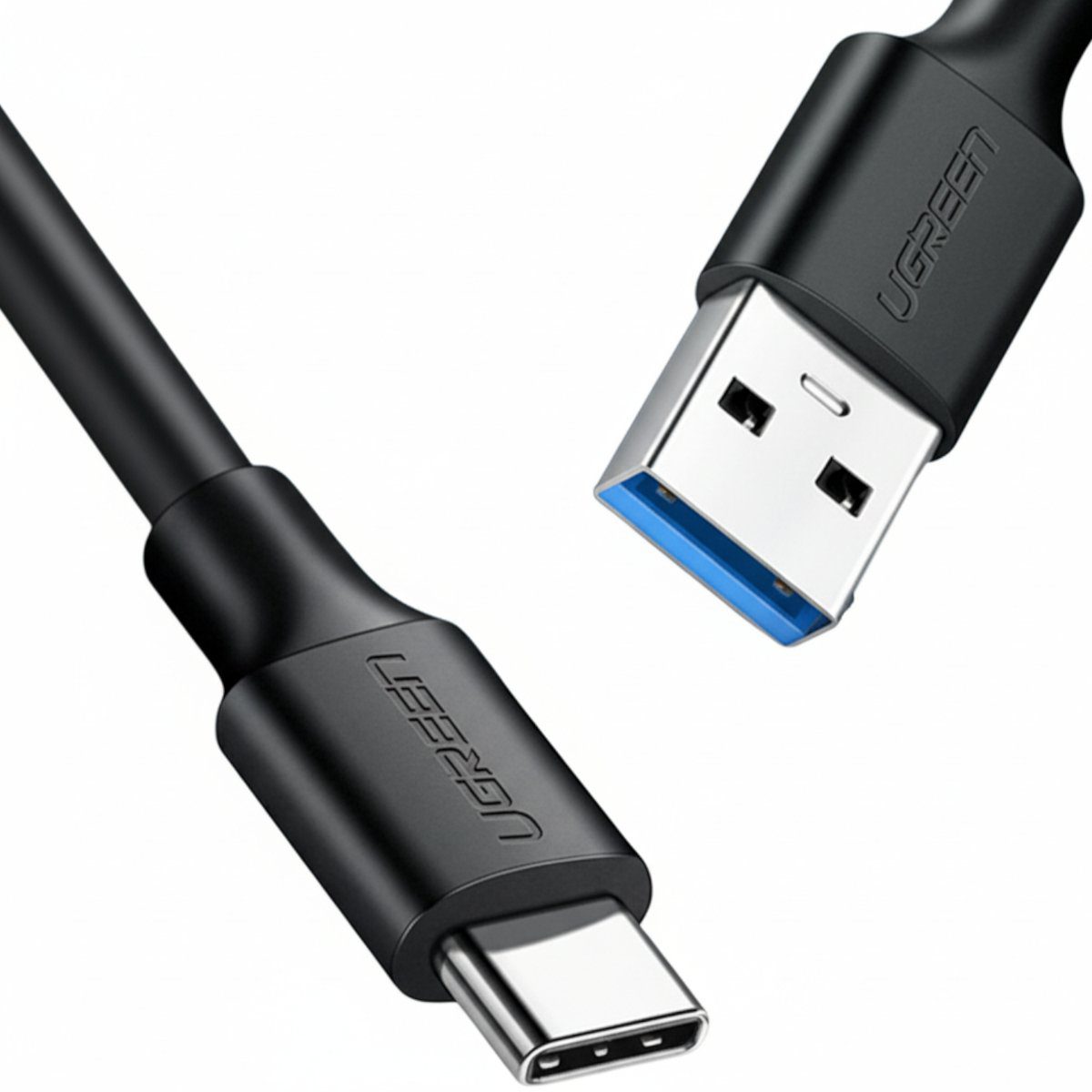Mnm Box Deals | Ugreen Type-C To Usb 3.0 Cable 1M – Fast Charging 3A, 5Gbps Sync – Black UGREEN Type-C to USB 3.0 Cable 1m – Fast Charging 3A, 5Gbps Sync – Black - Image 2