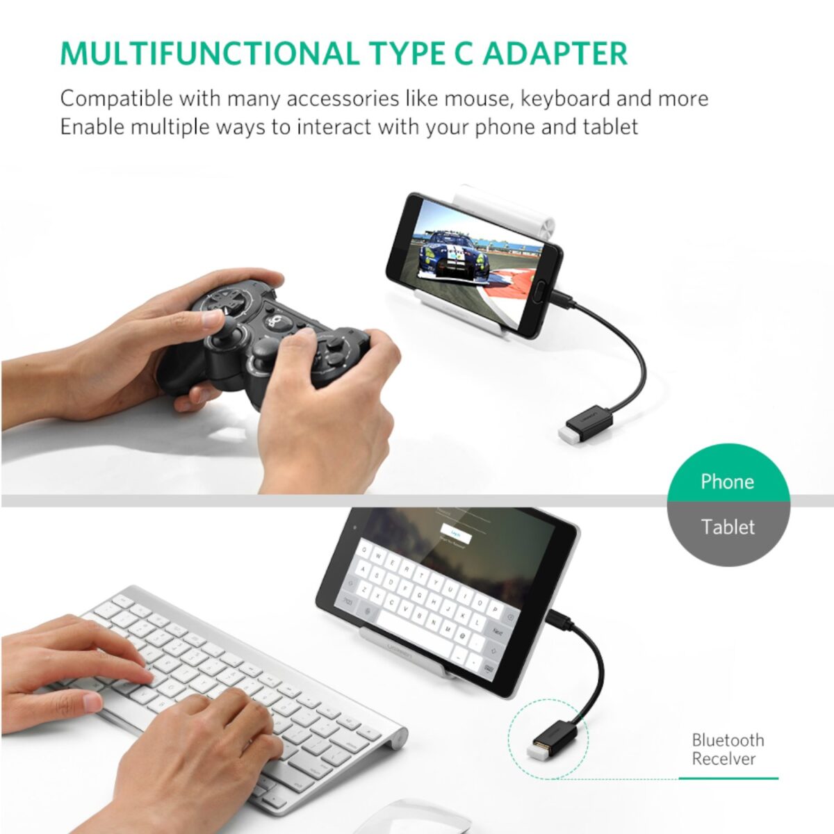 Mnm Box Deals | Ugreen Type-C To Usb-A Adapter (Male To Female, 15Cm)– Black UGREEN Type-C to USB-A Adapter (Male to Female, 15cm)– Black - Image 5