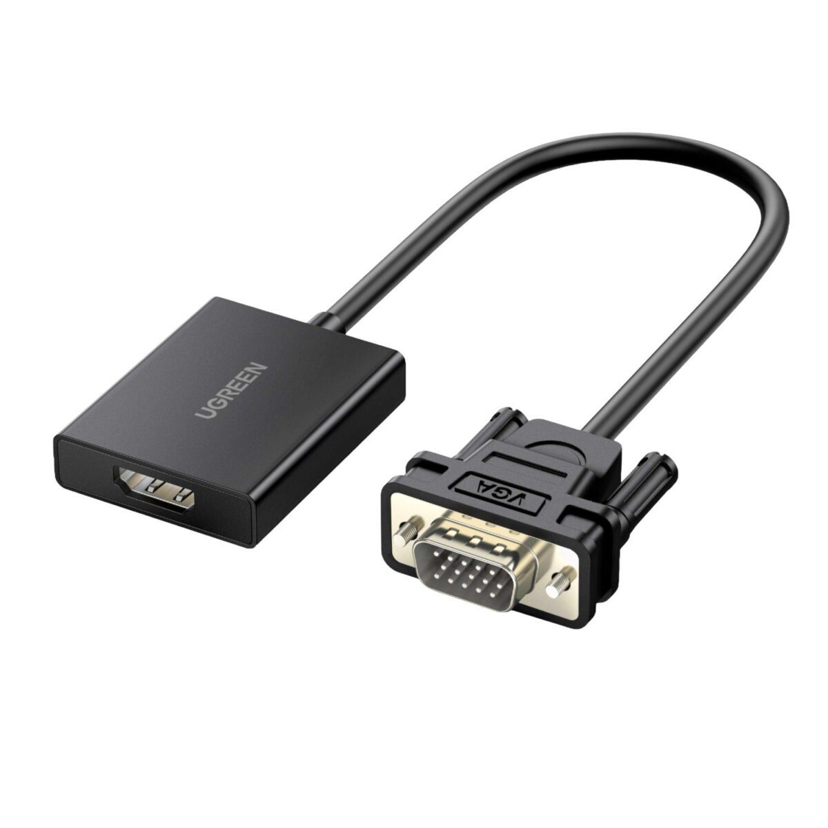 Mnm Box Deals | Ugreen Vga To Hdmi Converter | Male To Female | 1080P Full Hd – Black UGREEN VGA to HDMI Converter | Male to Female | 1080P Full HD – Black