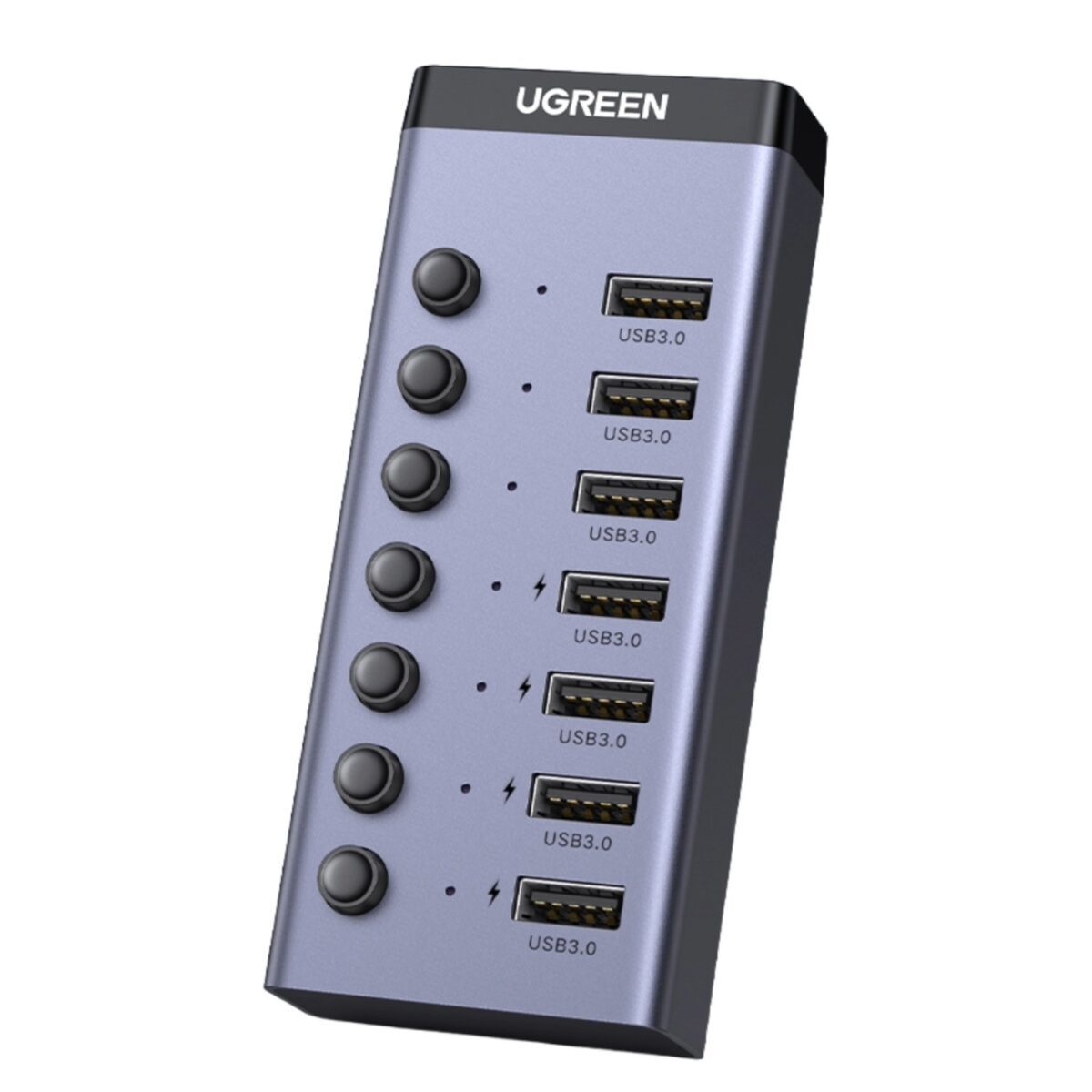 Mnm Box Deals | Ugreen 7 In 1 Usb 3.0 Hub-Grey UGREEN 7 in 1 USB 3.0 Hub-Grey - Image 2