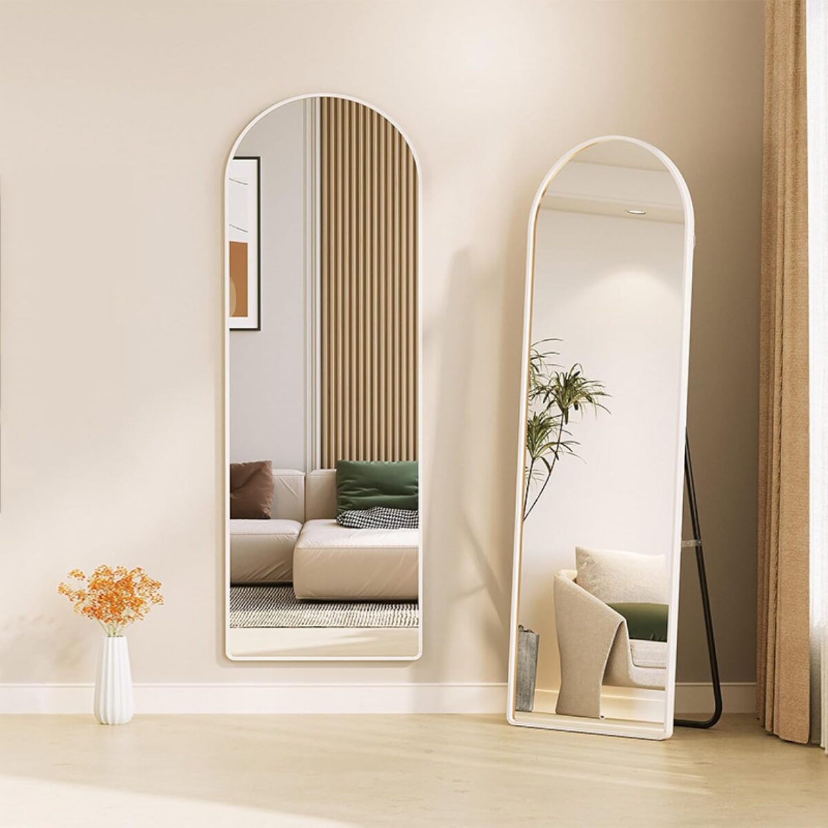 Mnm Box Deals | Full Length Arch Mirror Wall Mounted W/Stand Full Length Arch Mirror Wall Mounted w/Stand - Image 2