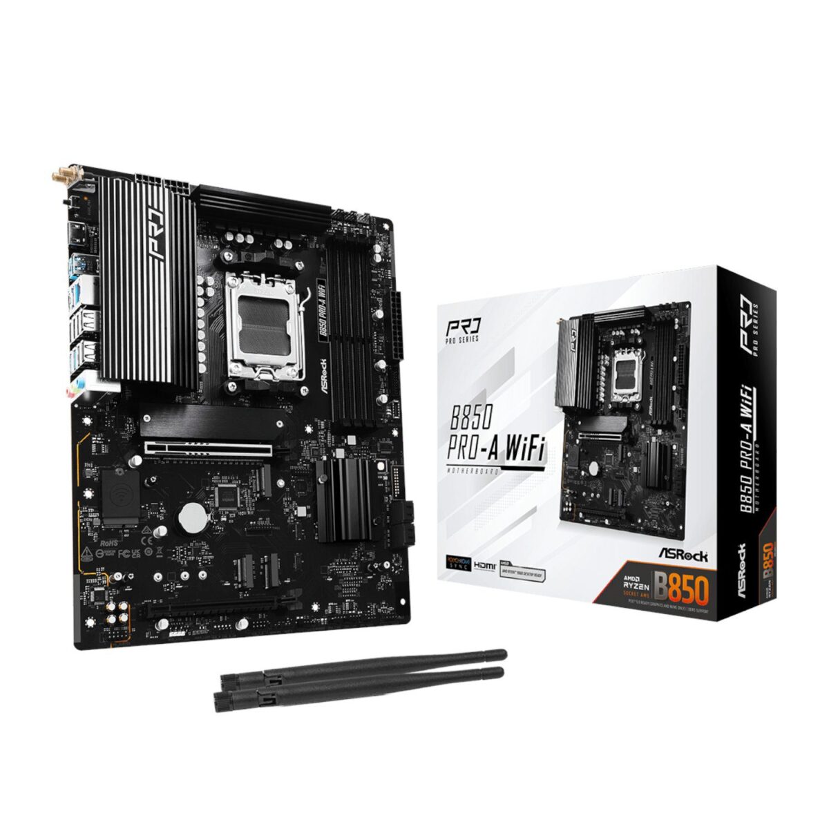 Mnm Box Deals | Asrock B850 Pro-A Wi-Fi Am5 Atx Motherboard ASRock B850 Pro-A Wi-Fi AM5 ATX Motherboard