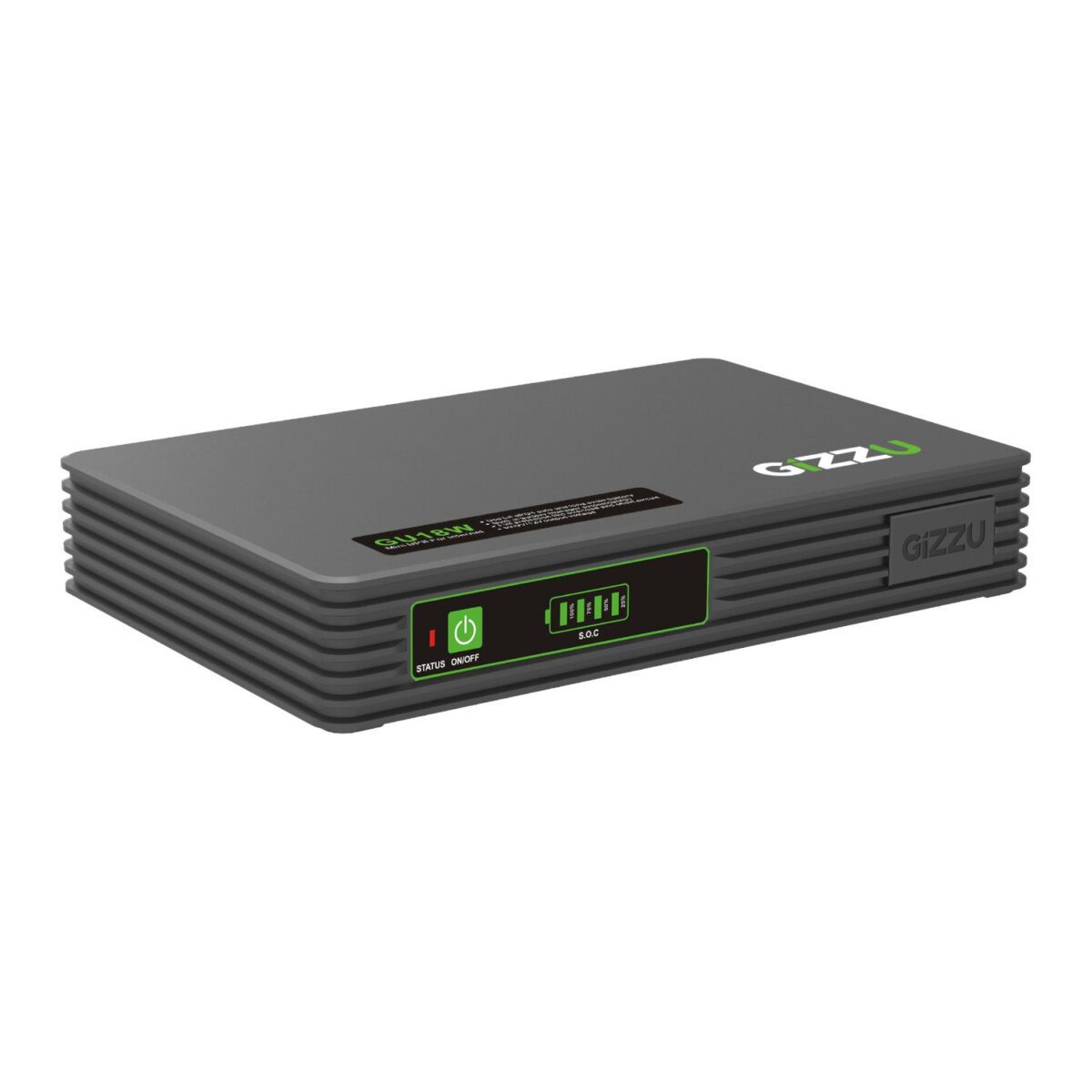 Mnm Box Deals | Gizzu Surf Simple 18W 55Wh Lifepo4 Mini Dc Ups - Black Gizzu SURF Simple 18W 55Wh LiFePO4 MINI DC UPS - Black