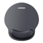 MnM Box Deals | UGREEN LP668 Ergonomic Mousepad with Wrist Rest (220 x 245 mm) - Black