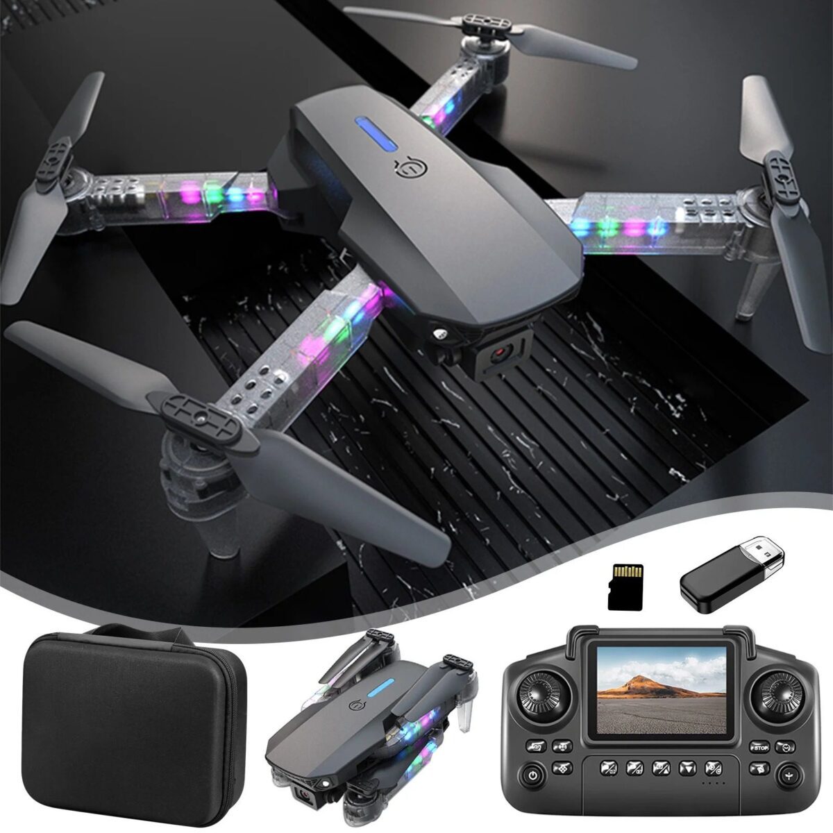 Mnm Box Deals | Ultra Screen 4 Channel Foldable R/C Drone Ultra Screen 4 Channel Foldable R/C Drone