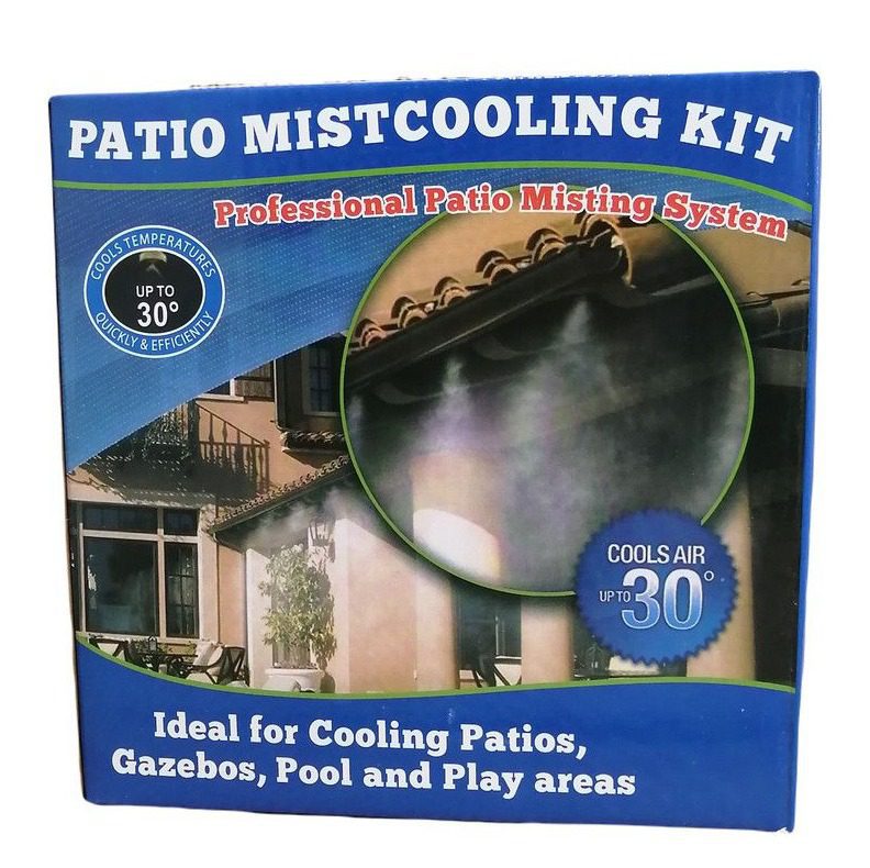 Patio Mist Cooling Kit 10m Cools Air Up to 30°