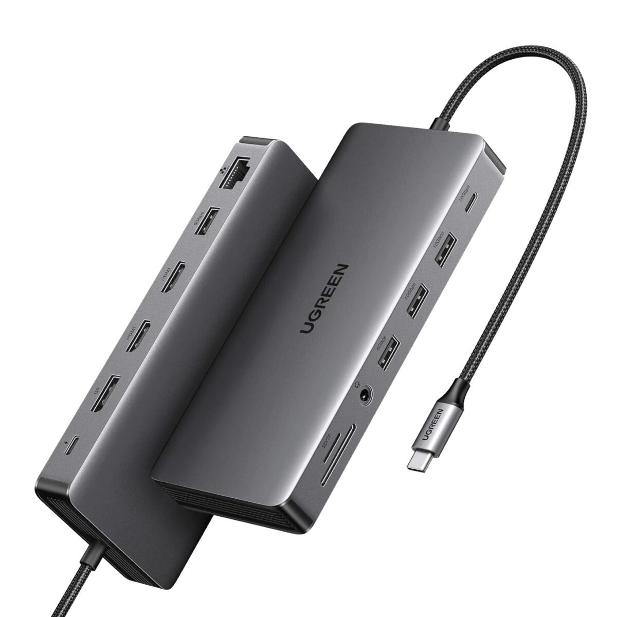 Mnm Box Deals | Ugreen Cm681 Revodok Pro 13-In-1 Usb Type-C Hdmi And Displayport Docking Station UGREEN CM681 Revodok Pro 13-in-1 USB Type-C HDMI and DisplayPort Docking Station - Image 2