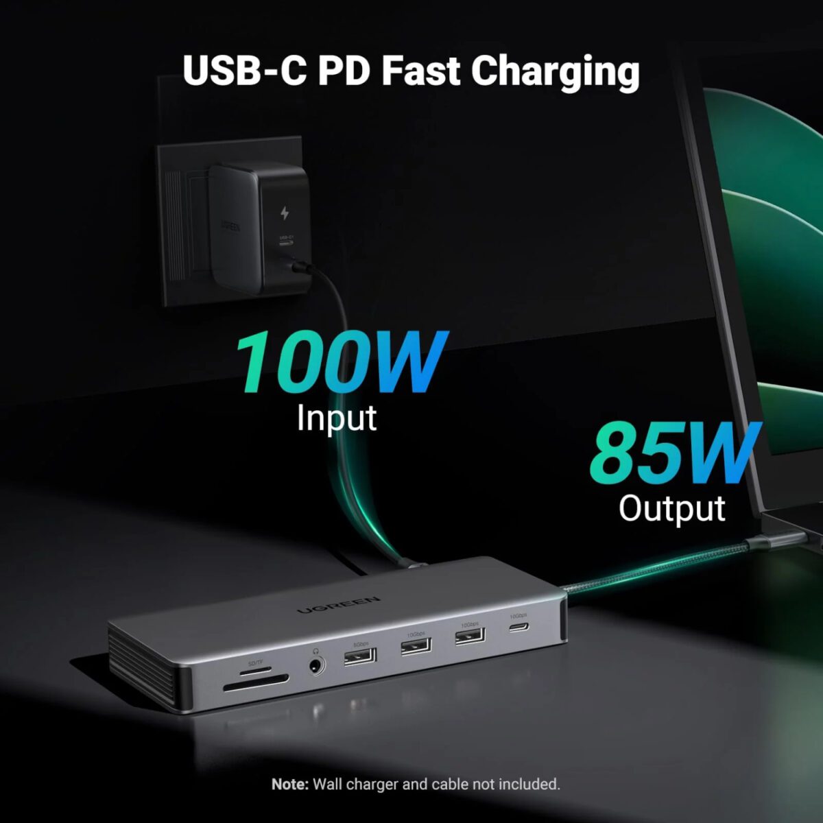 Mnm Box Deals | Ugreen Cm681 Revodok Pro 13-In-1 Usb Type-C Hdmi And Displayport Docking Station UGREEN CM681 Revodok Pro 13-in-1 USB Type-C HDMI and DisplayPort Docking Station - Image 4