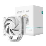 Mnm Box Deals | Deepcool Ak400 G2 120Mm Cpu Air Cooler – White MnM Box Deals | DeepCool AK400 G2 120mm CPU Air Cooler – White