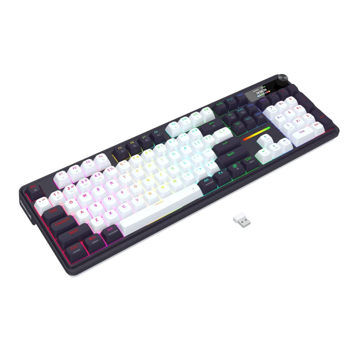 Mnm Box Deals | Redragon K762Wb-Rgb-Pro Lcd Full-Size Gasket Mechanical Keyboard - Black Redragon K762WB-RGB-PRO LCD Full-size Gasket Mechanical Keyboard - Black - Image 2