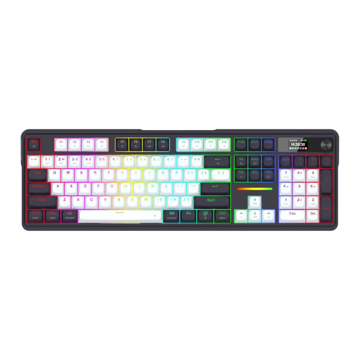 Mnm Box Deals | Redragon K762Wb-Rgb-Pro Lcd Full-Size Gasket Mechanical Keyboard - Black Redragon K762WB-RGB-PRO LCD Full-size Gasket Mechanical Keyboard - Black - Image 3