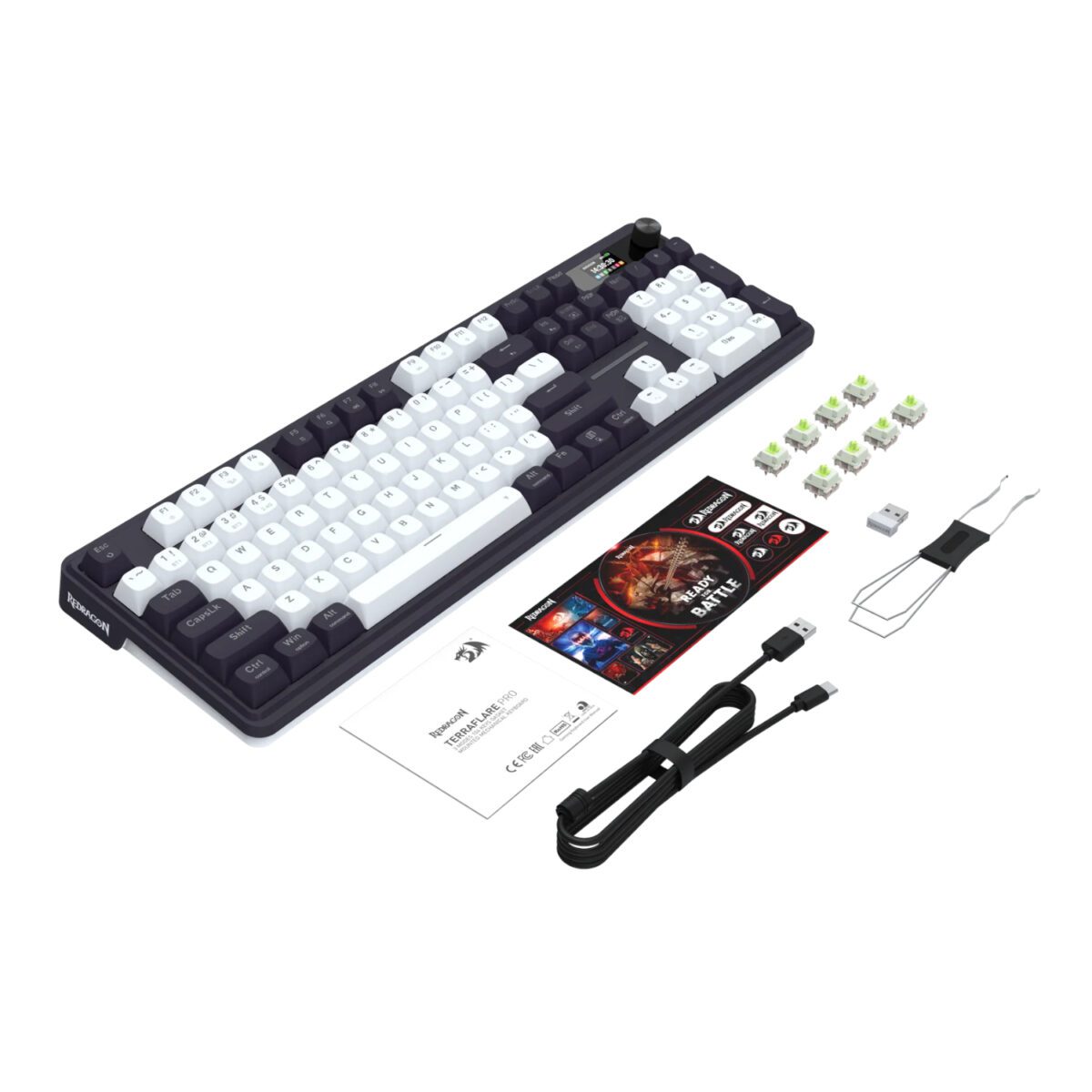Mnm Box Deals | Redragon K762Wb-Rgb-Pro Lcd Full-Size Gasket Mechanical Keyboard - Black Redragon K762WB-RGB-PRO LCD Full-size Gasket Mechanical Keyboard - Black - Image 4