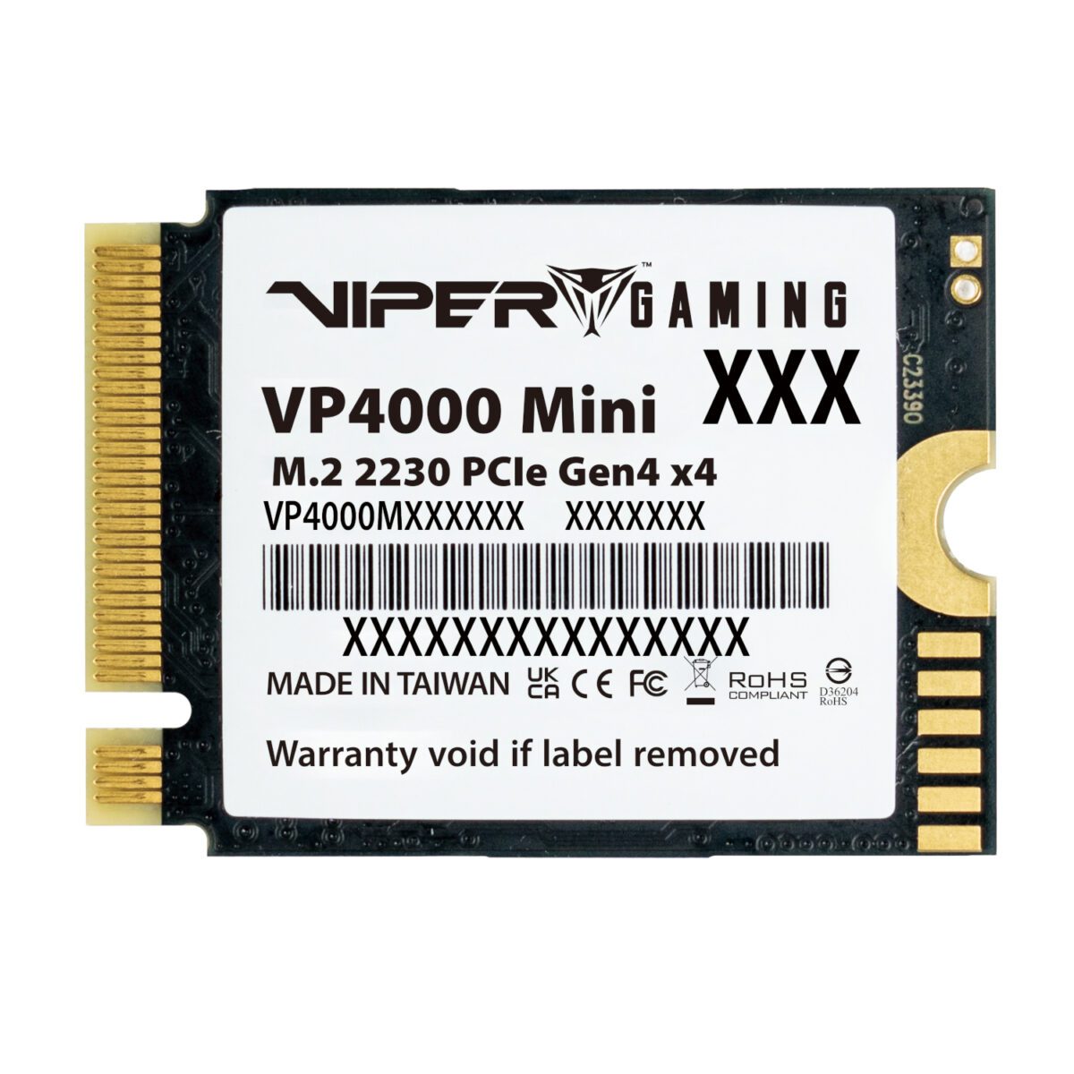 Mnm Box Deals | Patriot Viper Vp4000 Mini 500Gb M.2 2230 Pcie Gen4X4 Ssd Patriot Viper VP4000 Mini 500GB M.2 2230 PCIe Gen4x4 SSD - Image 4