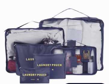 6 Piece Laundry Pouch