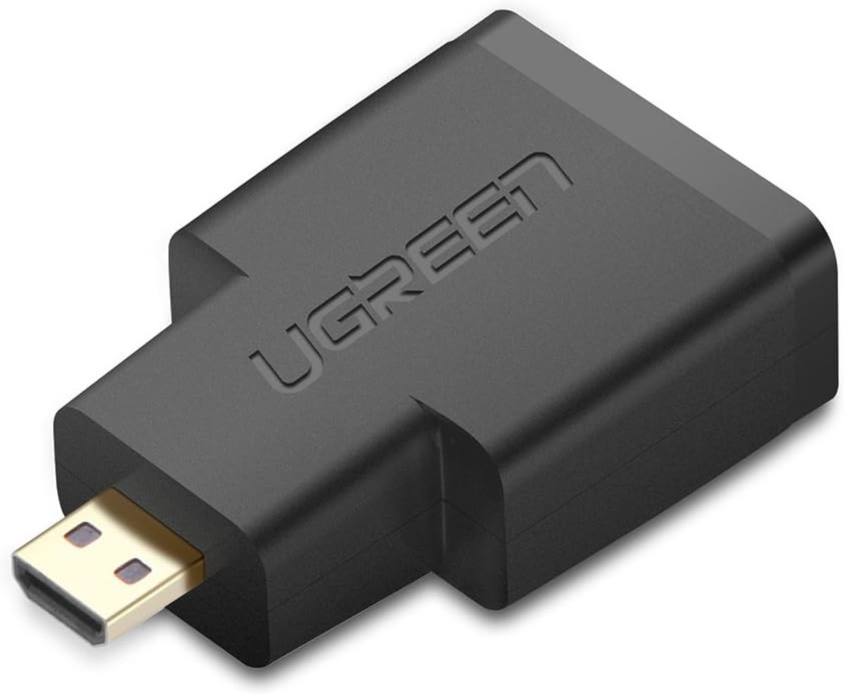 Mnm Box Deals | Ugreen Micro Hdmi Male To Hdmi Female Adapter – Black UGREEN Micro HDMI Male to HDMI Female Adapter – Black
