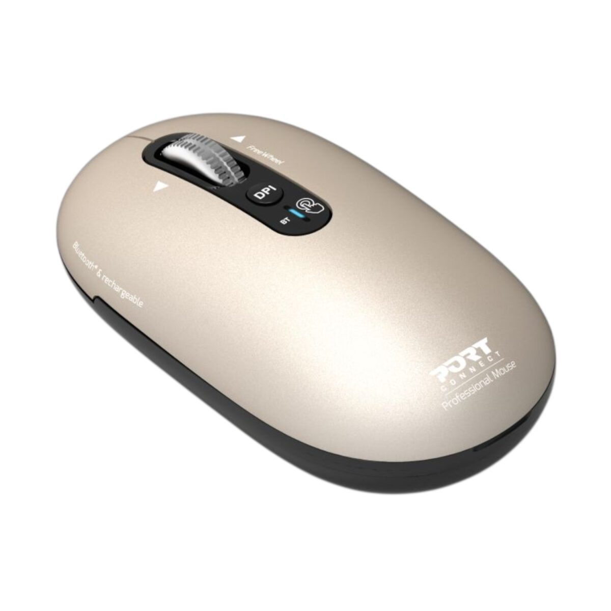 Mnm Box Deals | Port Connect Pure Mac Rechargeable Wireless And Bluetooth Mouse - Pearl Port Connect PURE MAC Rechargeable Wireless and Bluetooth Mouse - Pearl - Image 2