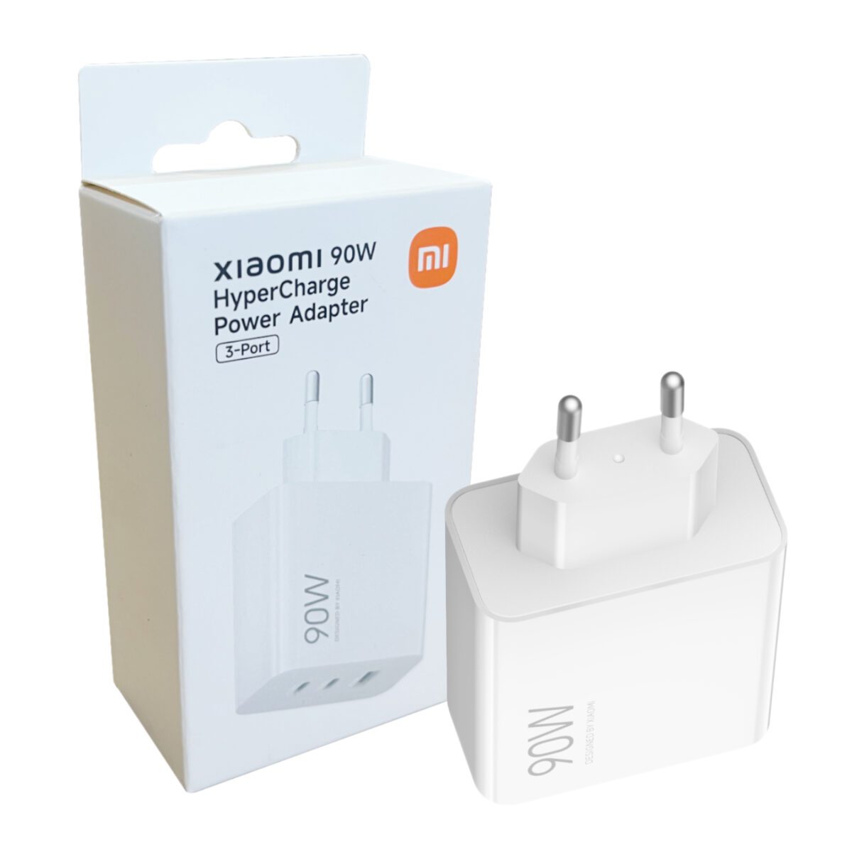 Mnm Box Deals | Xiaomi 90W Hypercharge 3-Port Fast Charger – White Xiaomi 90W HyperCharge 3-Port Fast Charger – White - Image 2