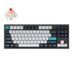 MnM Box Deals | Keychron Q3 Max 80% Full Assembled Knob Red Switch Hot-Swap Gateron Jupiter RGB Wireless Keyboard - Black
