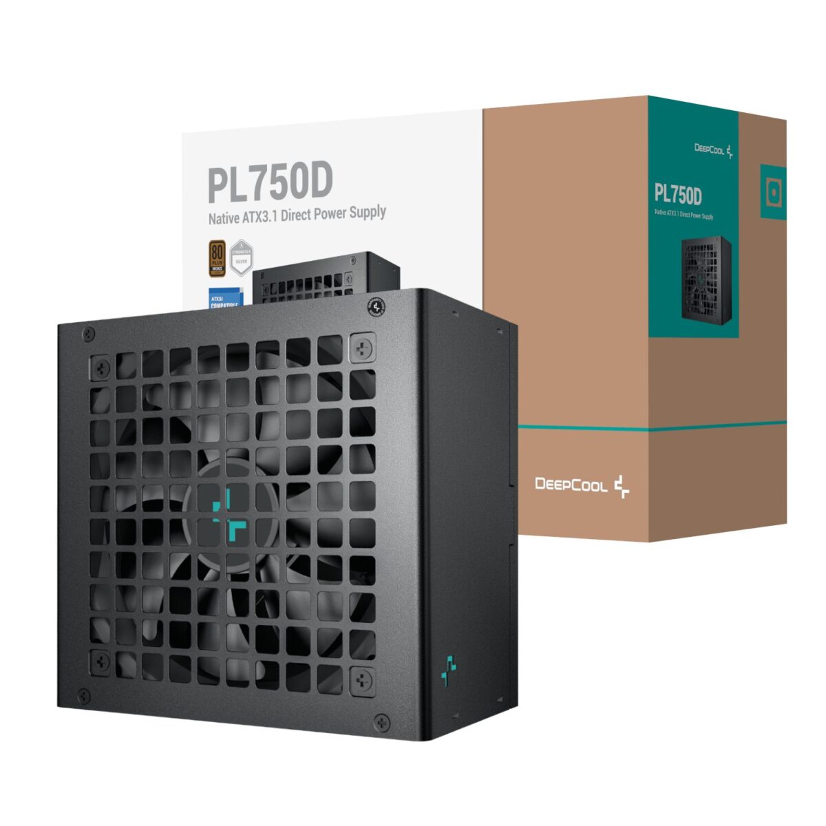 DeepCool PL750D 750W 80PLUS Bronze ATX3.1 Non-Modular Power Supply