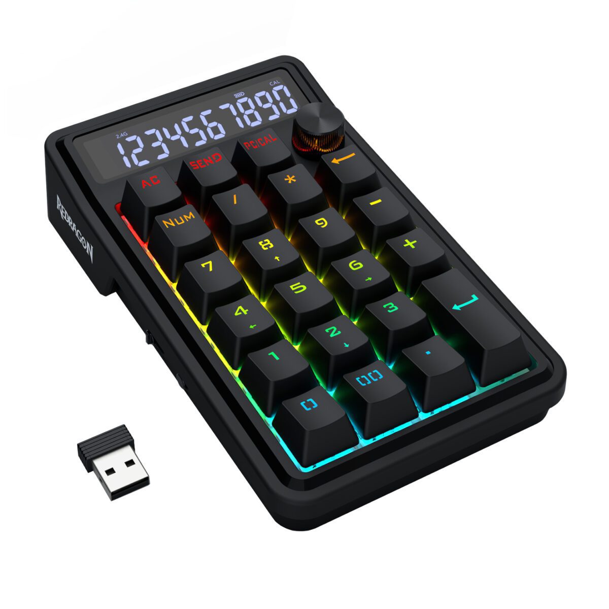 Mnm Box Deals | Redragon K733 Cove Rgb Wireless Mechanical Numpad Redragon K733 COVE RGB Wireless Mechanical Numpad - Image 3