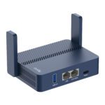 MnM Box Deals | Cudy AX3000 2.5G Wi-Fi 6 Mini VPN Travel Router - Navy Blue