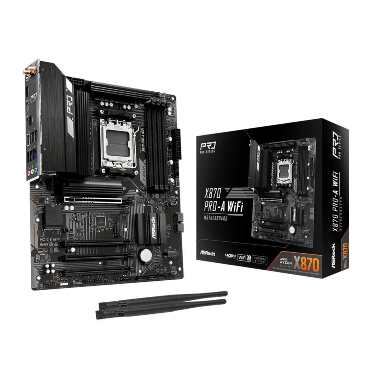 Mnm Box Deals | Asrock X870 A-Pro Wifi Amd Am5 Atx Gaming Motherboard ASRock X870 A-Pro WiFi AMD AM5 ATX Gaming Motherboard