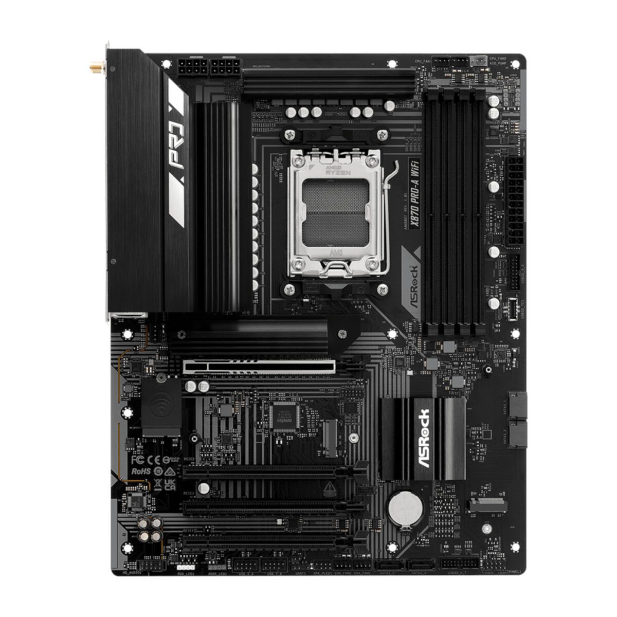 Mnm Box Deals | Asrock X870 A-Pro Wifi Amd Am5 Atx Gaming Motherboard ASRock X870 A-Pro WiFi AMD AM5 ATX Gaming Motherboard - Image 2