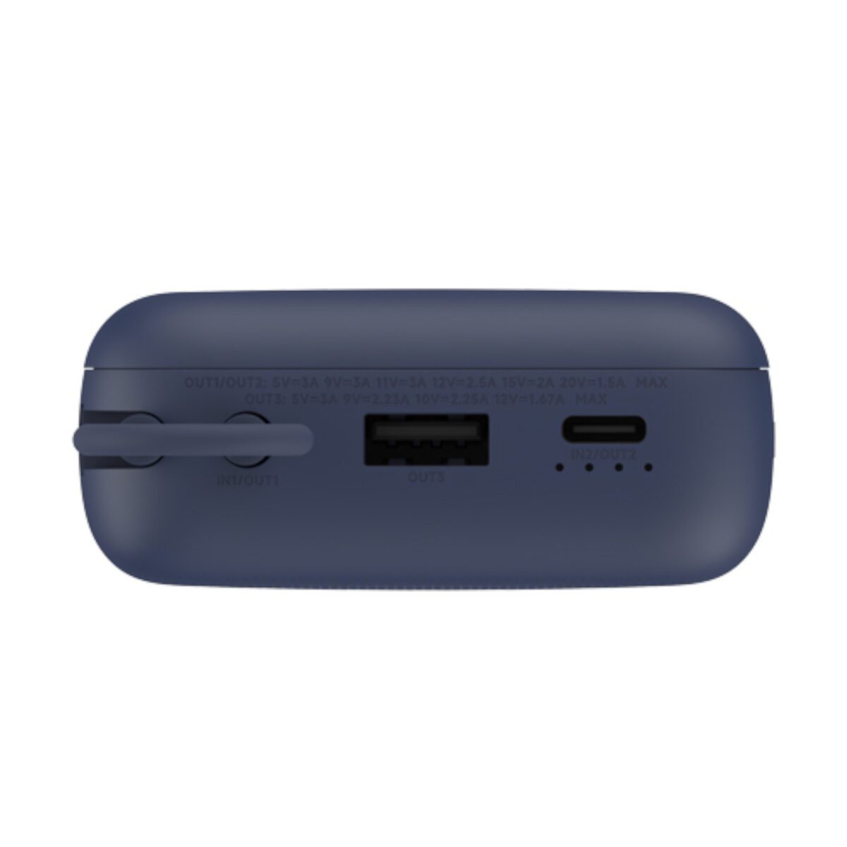 Mnm Box Deals | Xiaomi 33W Power Bank 20000Mah (Integrated Cable) – Blue Xiaomi 33W Power Bank 20000mAh (Integrated Cable) – Blue - Image 5