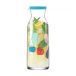 MnM Box Deals | LAV 1.2 Lt Glass Bottle w/Flower Pattern w/Silicone Lid