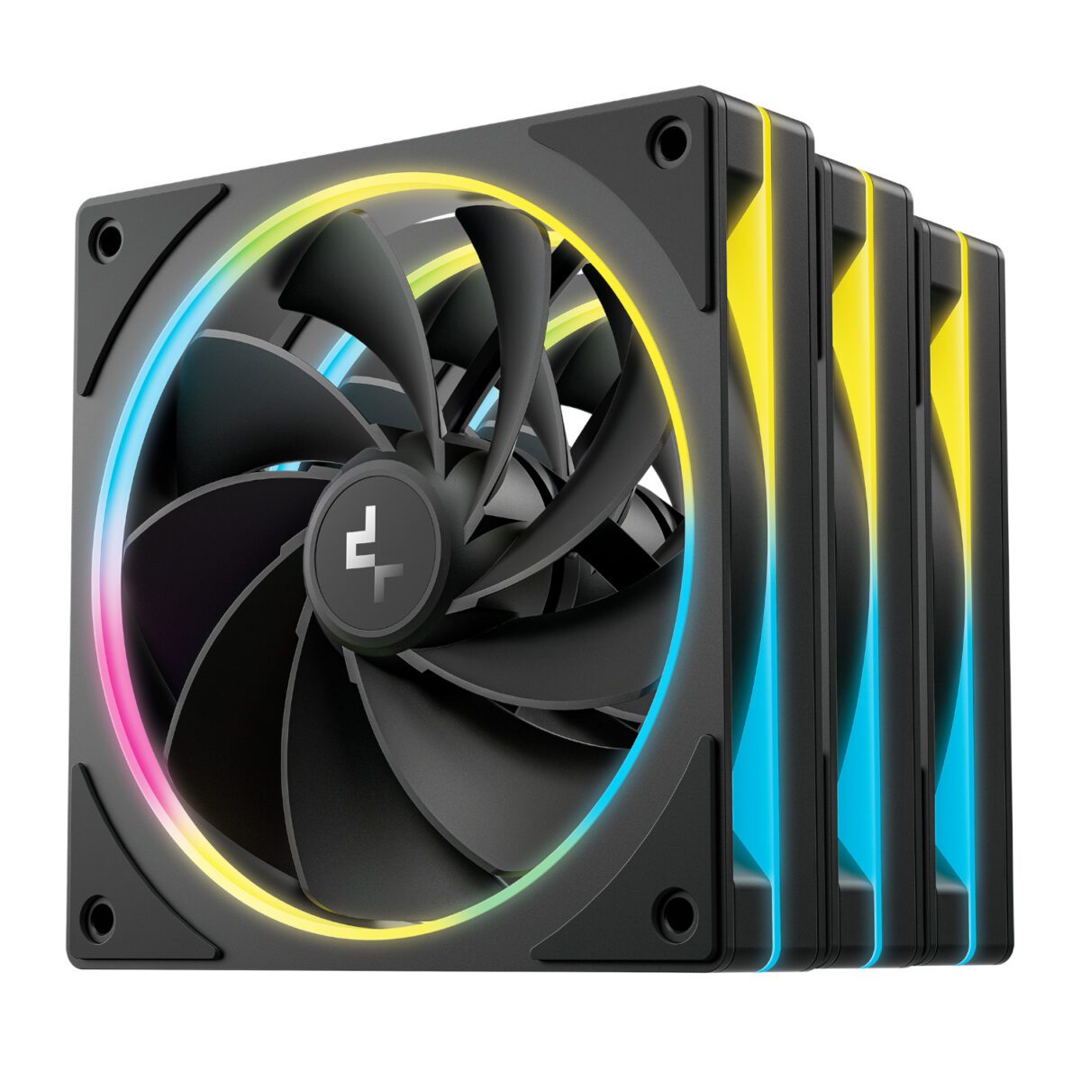 Mnm Box Deals | Deepcool Fl12R Se 3-In-1 Argb 120Mm Pwm 3 Fan Pack - Black DeepCool FL12R SE 3-in-1 ARGB 120mm PWM 3 Fan Pack - Black - Image 2